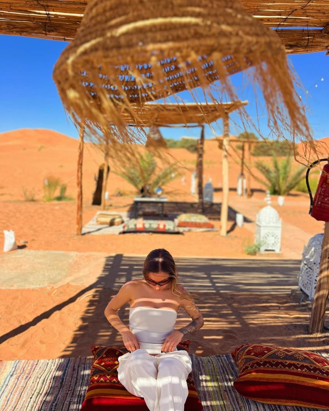 Merzouga Morocco Desert Luxury Camp เมอร์ซูกา ภายนอก รูปภาพ